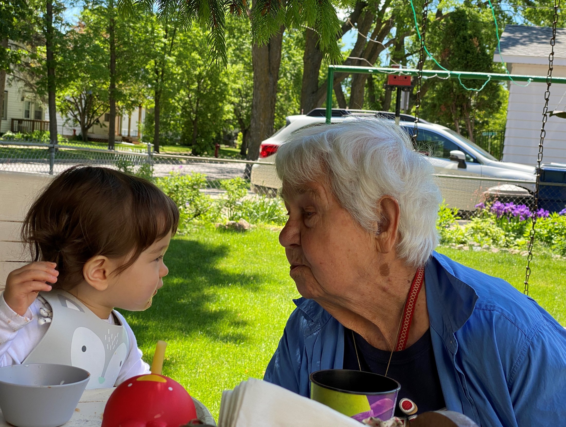 Niena & Great Gramma